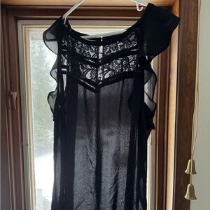 Express black dressy tank top worn twice size XL